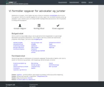Juraport.dk(Bibliotekernes JURAPORT) Screenshot