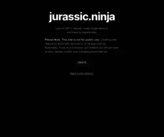 Jurassic.ninja(Launch WP + Jetpack) Screenshot