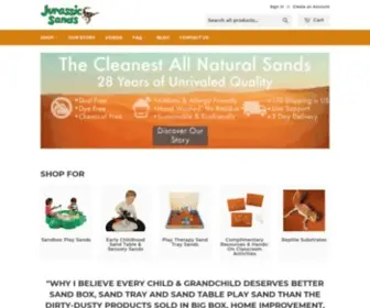 Jurassicsand.com(JURASSIC SANDS) Screenshot