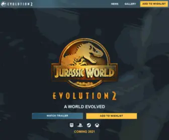 Jurassicworldevolution2.com(Jurassic World Evolution 2) Screenshot