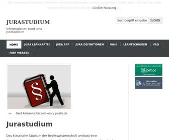Jurastudium-Info.de(Dein Weg zum Erfolg) Screenshot