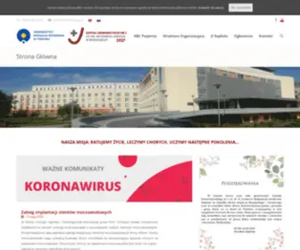 Jurasza.pl(Strona Szpitala Uniwersyteckiego Nr 1 im) Screenshot