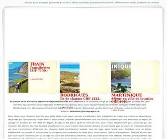 Juravoyages.ch(Jura Voyages) Screenshot