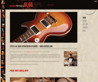 Jurca-Guitars.com(Hand Made Guitars) Screenshot