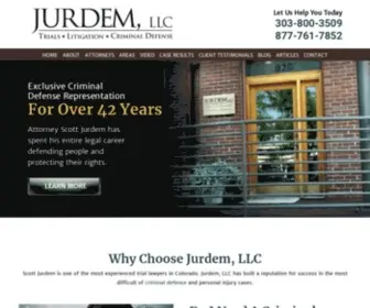 Jurdem.com(Criminal Defense Attorney Boulder) Screenshot