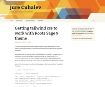 Jurecuhalev.com(At intersection between communities) Screenshot