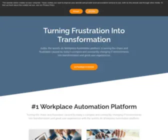 Juriba.com(The smart way to manage the Digital Workplace. One platform) Screenshot