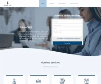 Juridicapp.com(Abogado especializado en seguridad social) Screenshot