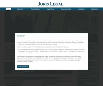 Jurislegal.org(Juris Legal) Screenshot