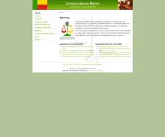 Jurisprudencebenin.org(Jurisprudencebenin) Screenshot