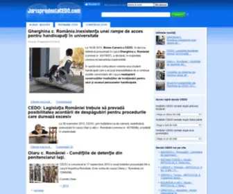 Jurisprudentacedo.com(Jurisprudenta CEDO Romania) Screenshot