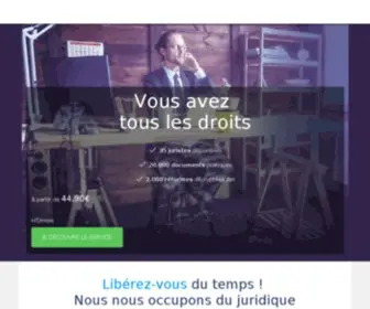 Juritravail.fr(Droit du travail pratique & conseils d'avocats) Screenshot