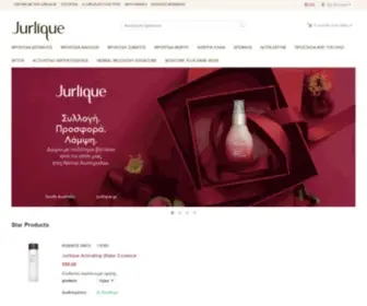 Jurlique.gr(Καλλυντικά Προϊόντα από Βιολογικά και Βιοδυναμικά Συστατικά) Screenshot