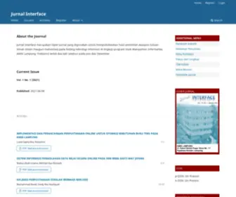 Jurnalamiklampung.com(Jurnal Interface) Screenshot