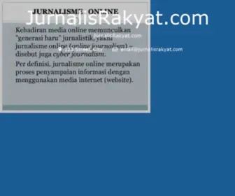 Jurnalisrakyat.com(青岛抛丸机) Screenshot