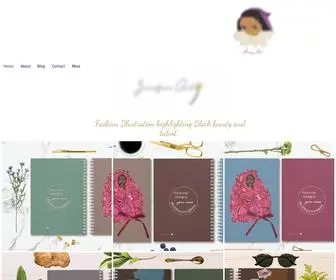 Jurnfernart.com(Fashion illustration) Screenshot