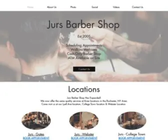 Jursbarbershop.com(Jurs Barbershop) Screenshot