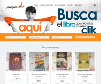 Jurunguea.com(Compra y vende online libros nuevos y usados de diferentes titulos y categorias) Screenshot