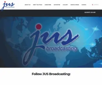 Jusbroadcasting.com(Jus Broadcasting) Screenshot