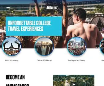 Juscollege.com(Collegiate Trips) Screenshot