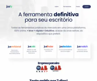 Jusfy.com.br(Jusfy) Screenshot