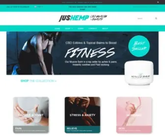 Jushempcbd.com(Jus Hemp CBD Store) Screenshot