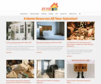 Jushhome.com(A Home Deserves All Your Attention) Screenshot