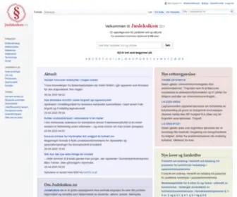 Jusleksikon.no(Juridisk) Screenshot