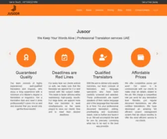 Jusoortranslation.com(The Finest Professional Translation Services) Screenshot