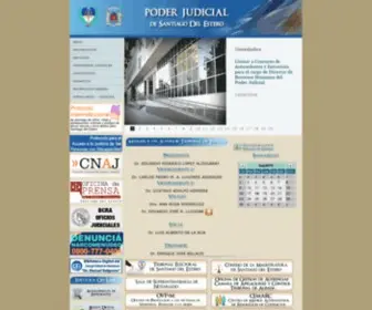 Jussantiago.gov.ar(Poder Judicial) Screenshot