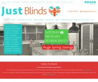 Just-Blinds.co.uk(Just Blinds) Screenshot