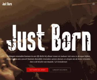 Just-Born.be(JUST BORN) Screenshot