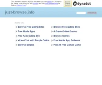 Just-Browse.info(This is a parking page for) Screenshot