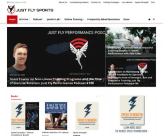 Just-FLY-Sports.com(Just Fly Sports) Screenshot