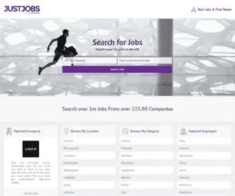 Just-Jobs.com(All Jobs in the United Kingdom) Screenshot