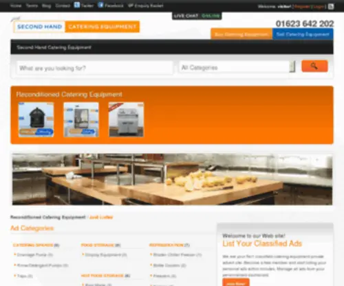 Just-Reconditioned-Catering-Equipment.co.uk(Looking To Buy Or Sell Reconditioned Catering Equipment In The UK) Screenshot