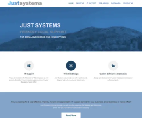 Just-SYstems.co.uk(IT Support from Just Systems Ltd) Screenshot