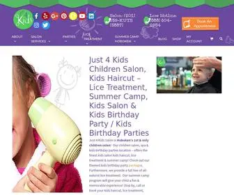 Just4Kidssalon.com(Just 4 Kids) Screenshot