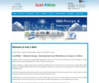 Just4Web.in(Be special) Screenshot