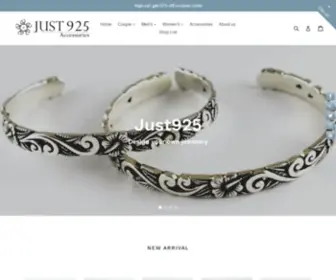 Just925.com.hk(Just 925 Accessories) Screenshot