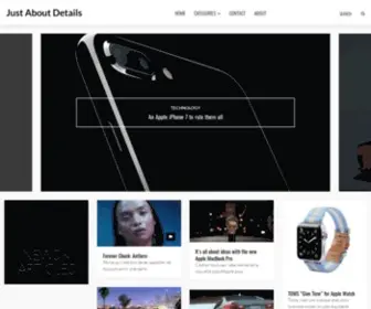 Justaboutdetails.com(Just About Details) Screenshot