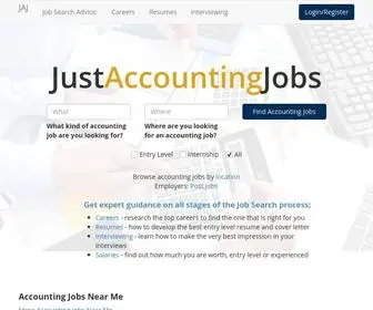 Justaccountingjobs.com(Technology) Screenshot