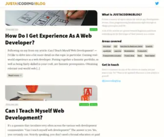 Justacoding.blog(Justacoding blog) Screenshot