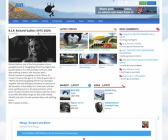 Justacro.com(The ACRO paragliding portal) Screenshot