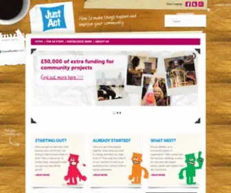 Justact.org.uk(Just Act) Screenshot