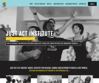 Justact.org(Just act) Screenshot