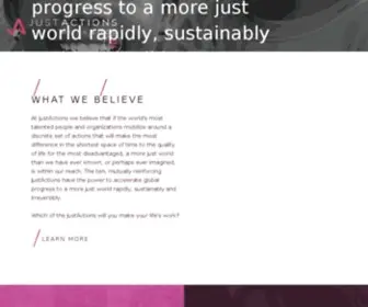 Justactions.org(Home) Screenshot