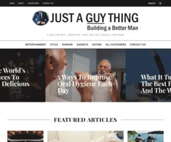 Justaguything.com(A Site for Men) Screenshot