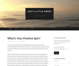 Justalittlesweat.com(Just a Little Sweat) Screenshot