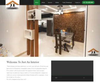 Justaninterior.com(Best Interior Design & Carpenter Services In Bangalore) Screenshot